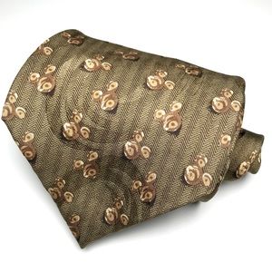 Disney Mickey Olive Green and Brown Silk Tie Perfect for Mickey Mouse Lover’s